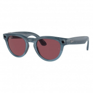 Умные очки Ray-Ban Headliner Shiny Jeans/Dusty Red