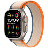 Apple Watch Ultra 2 GPS + Cellular, 49 мм, корпус из титана, ремешок Trail оранжевого/бежевого цвета, размер M/L, MRF23