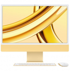 Apple iMac 24" Retina 4,5K, M3 (8C CPU, 10C GPU, 2023), 16 ГБ, 1 ТБ SSD, Yellow, Жёлтый, Z19F0001T