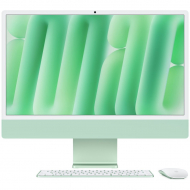 Apple iMac 24" Retina 4,5K (M4 10C CPU, 10C GPU, 2024), 16 ГБ, 256 ГБ SSD, зеленый, MWUY3