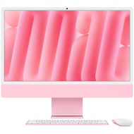 Apple iMac 24" Retina 4,5K (M4 10C CPU, 10C GPU, 2024), 16 ГБ, 512 ГБ SSD, розовый, MWV53